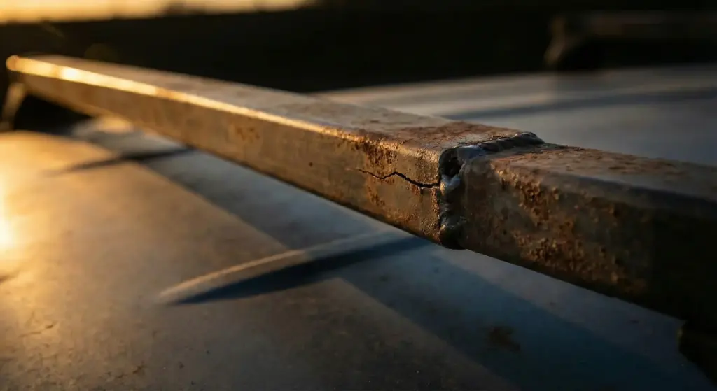 Déformation sur barre de toit universelle sans marque